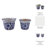 Stoneware Ceramic Planters with Scalloped Edge and Floral Relief Detail, Decorative Handcrafted Garden Accent Containers for Indoor or Outdoor Display, Set of 2