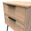 Turah 2 Drawer Bedside Cabinet (Ready Assembled)-1480829097