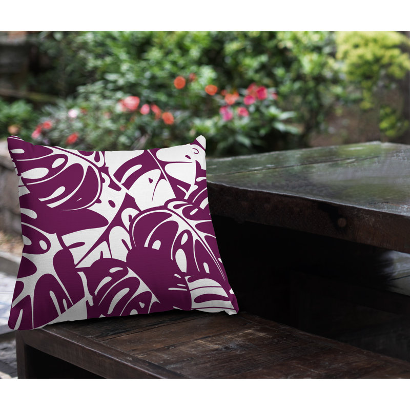 Coussin intérieur / extérieur Acton, L 19 po x H 19 po, Mauve