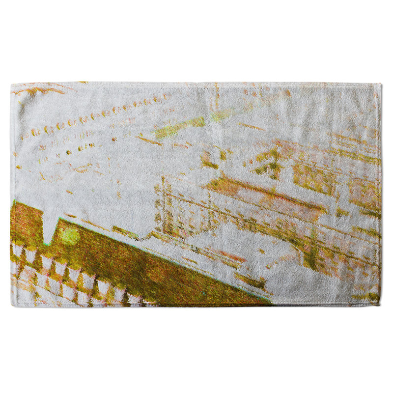 Neilius Polyester Shower Curtain Set, Brown