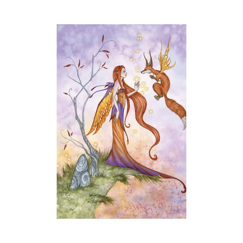 Salutations 2018 by Amy Brown - Wrapped Canvas Gallery-Wrapped Canvas Giclée, 152.5 cm H x 101.5 cm W