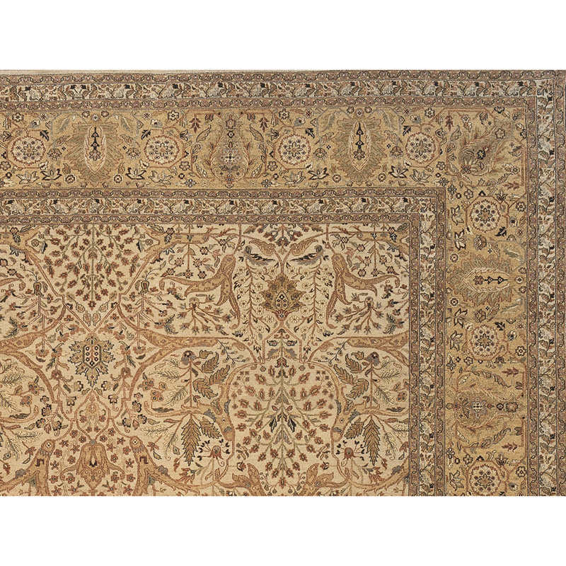 Wool Oriental Area Rug, Rectangle 12'10" x 17'