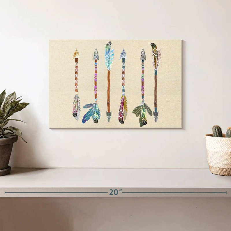 Plumes décoratives bohème Kerner, H 8 po x l 12 po