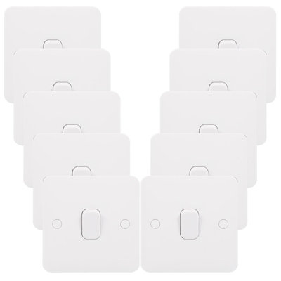 Lisse Moulded Wall Mounted Light Switch