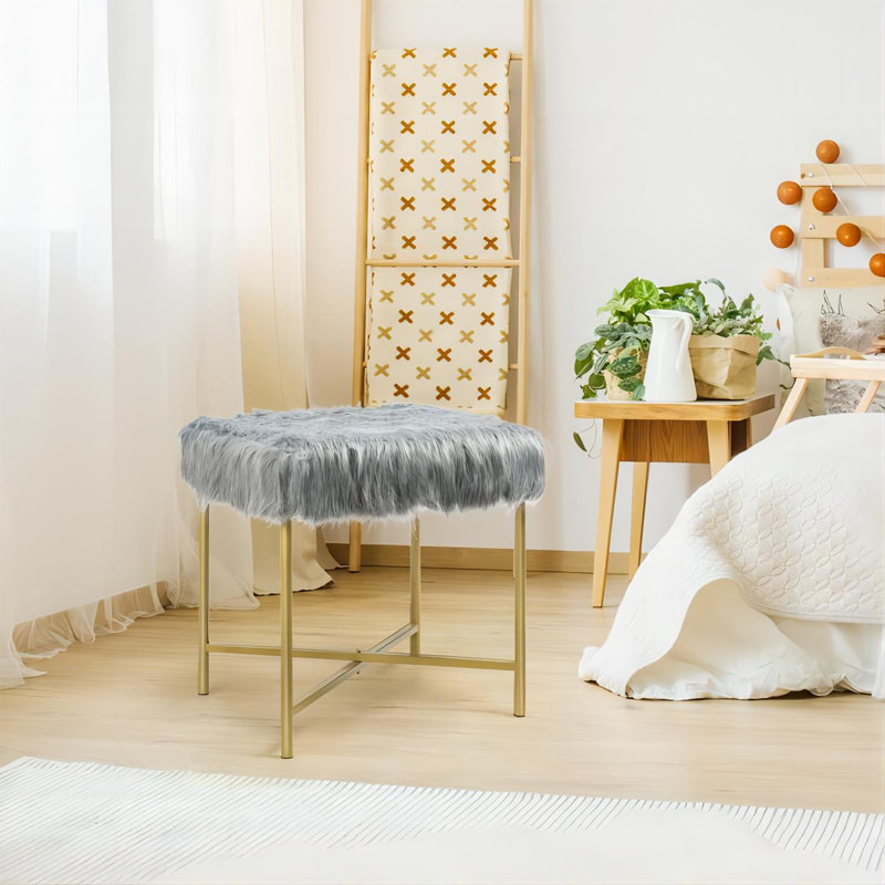 Tabouret décoratif, Gris