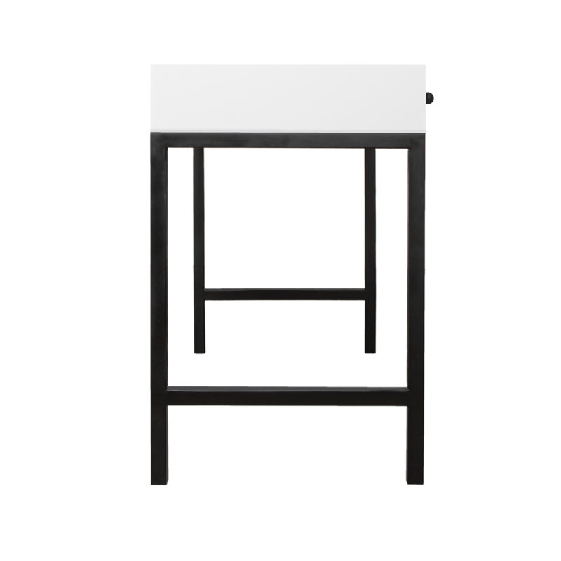 Maple Writing Desk, White