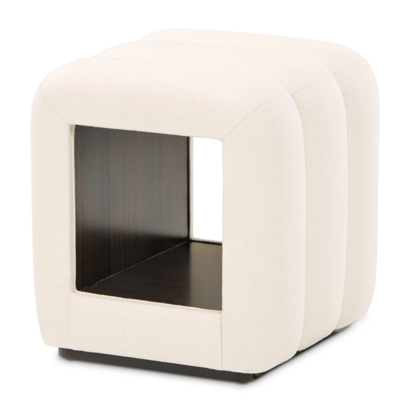 Belmont Place Vanity Bench - Cream/Espresso