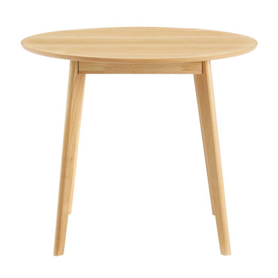 Modway Vision Round Wood Kitchen and Dining Table in Oak