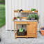 Garden Wood Potting Bench 100% Fir Wood-66346150