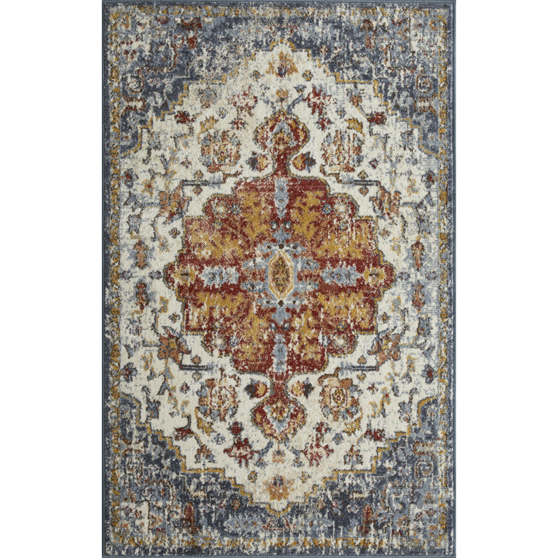 Oriental Indoor Rug, Rectangle 3'3" x 5'3"
