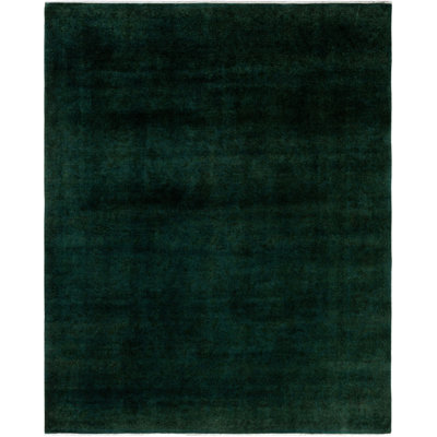 Overdyed One-of-a-Kind 8' 2" X 10' 0" Hand Knotted Area Rug