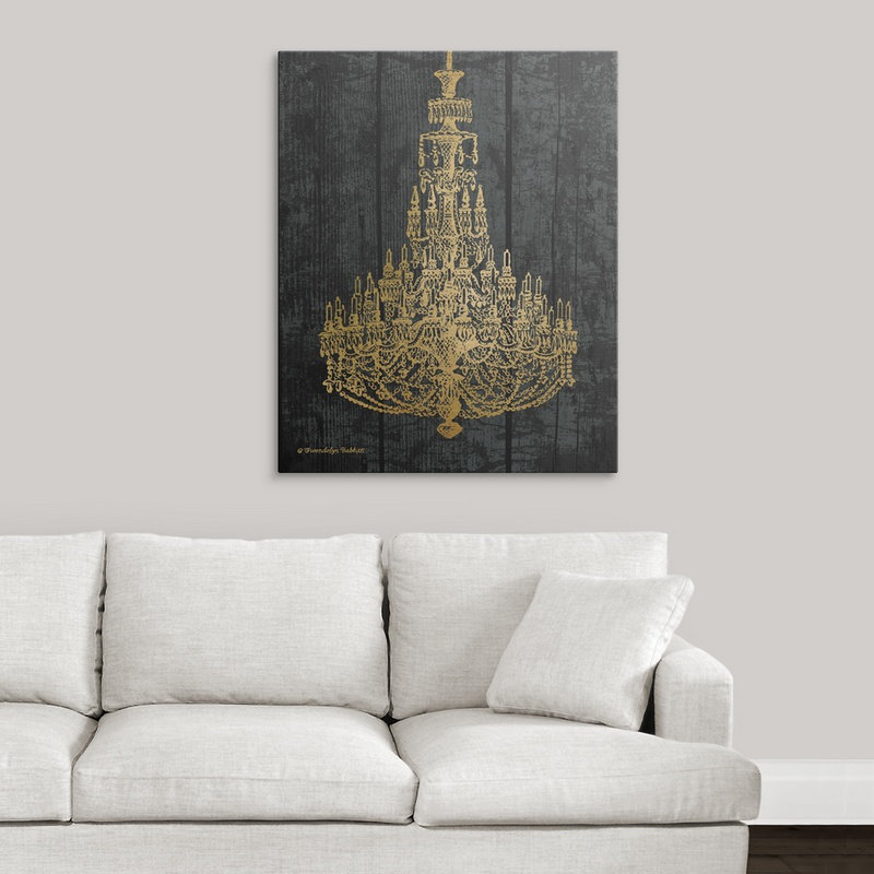 « gold lustre i », impression sur gwendolyn babbitt, H 48 po x l 28 po x P 1,5 po, Toile