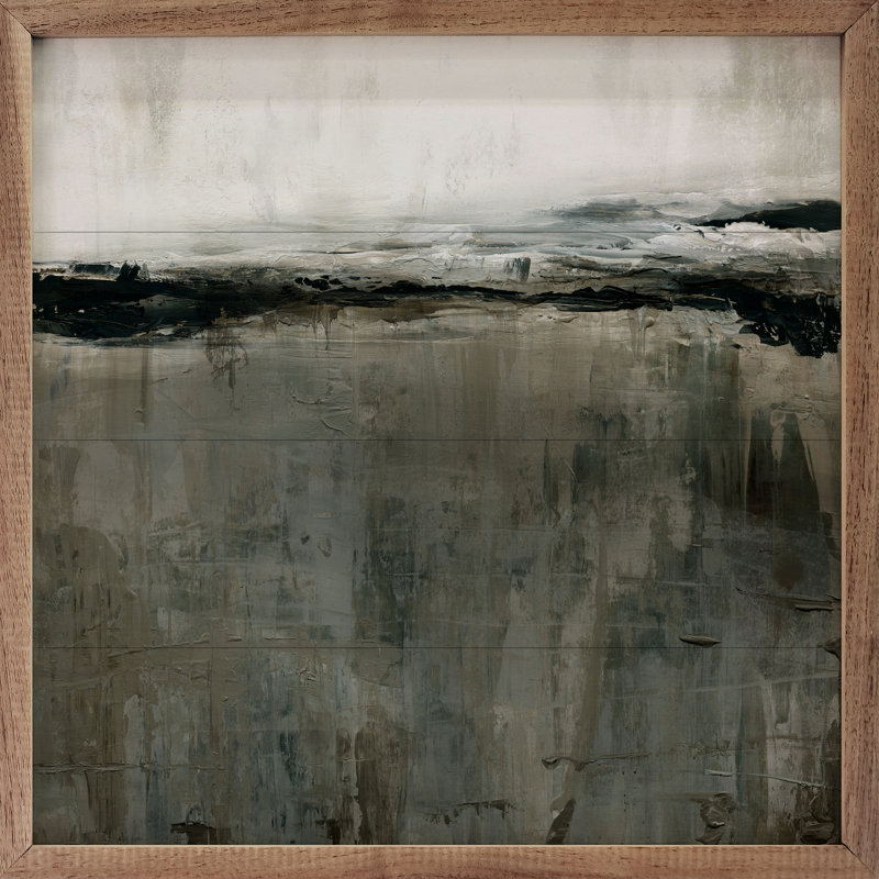 «Uneven Ground» encadré sur bois par Carol Robinson, reproduction, H 8 po x l 8 po
