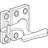 Prime-Line Casement Lock, 3 Keepers, Screws (Single Pack)-69372076