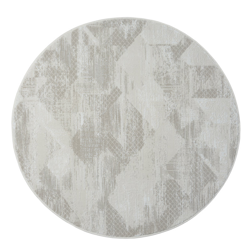 Niamh cream Rug, Round 120cm