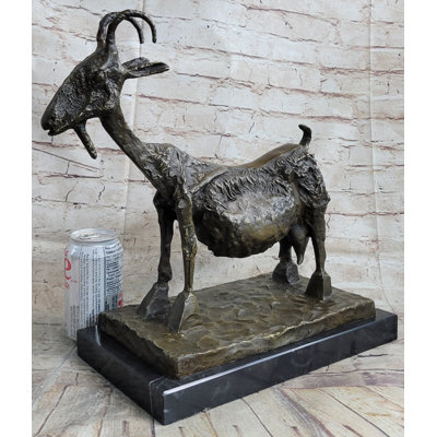 Pablo Picasso, chèvre (1952), statue en bronze