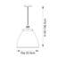 Ziemer 1 - Light Matt Black Pendant-551325360