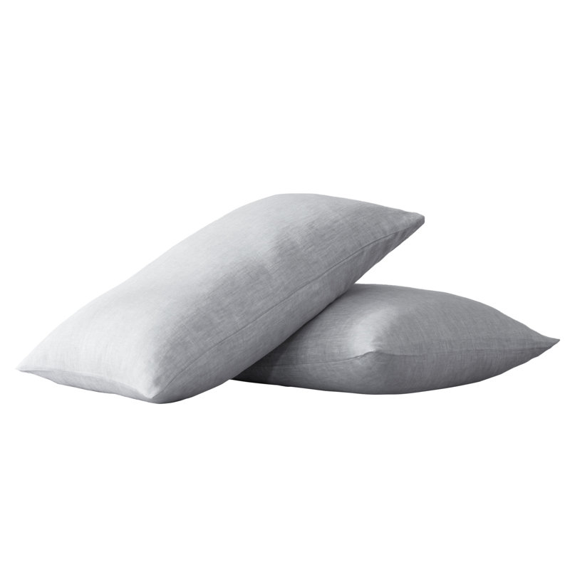 Set of Two Cloud Linen Pillowcases