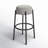 Colombe Upholstered Stool with Metal Frame-982525774-991454320