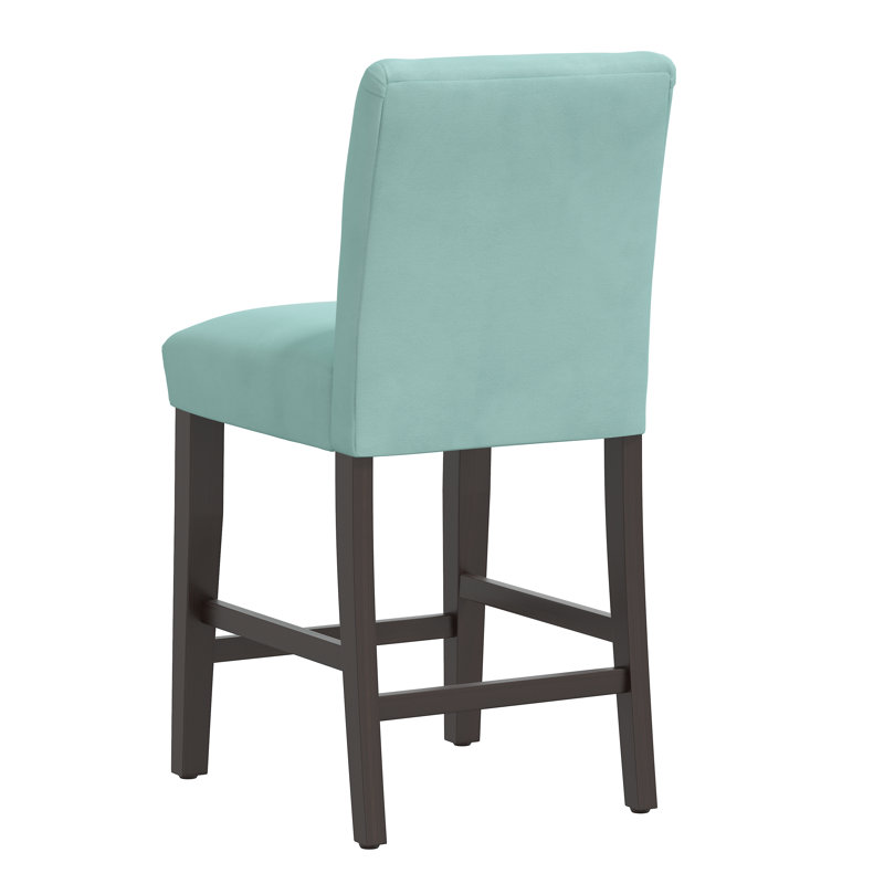 Tabouret de bar et de comptoir Sylva, Tabouret de comptoir (siège d'une hauteur de 26 p, Taupe, Naturel