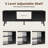 Josebe Media Console for TVs up to 65" with Cabinets Adjustable Shelves-1036601354
