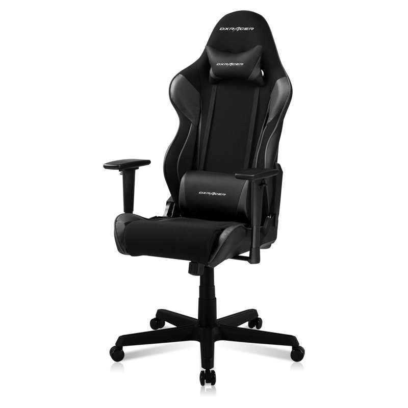 Chaise de jeu PC et de course, Noir, noir, noir, noir
