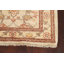 Tapis de couloir unique en laine noué à la main beige 2 pi 7 po x 12 pi 6 po New Age