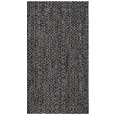 Tapis noir intérieur / extérieur Madyson