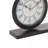 Roman Numeral Mechanical Tabletop Clock with Alarm in Brown/White