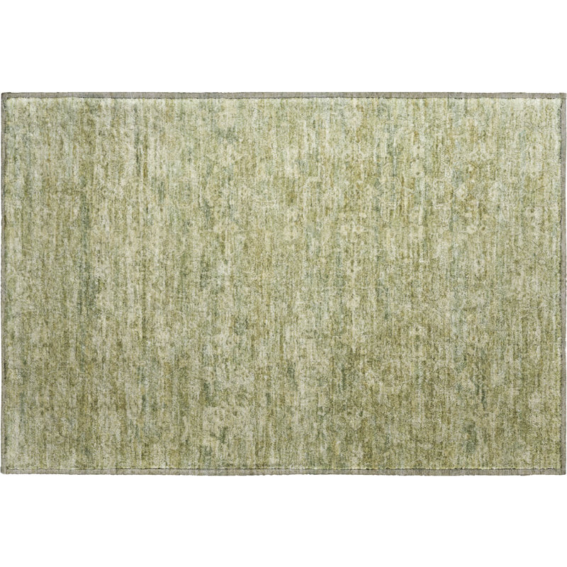 Premium Machine Washable Mayfield AMF2324 Ikat Rug, 1'8" x 2'6", Sage