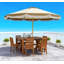 Parasol de table de patio. Parasol d'extérieur. Parasol de patio