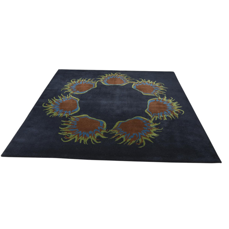 Tapis bleu marine rectangulaire 7 pi Pineland