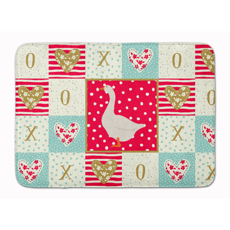Love Memory Foam Kitchen Mat, Oie d'Emden