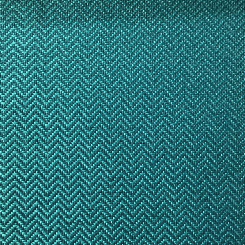 Tissu à chevrons Parker-Devon, Paon