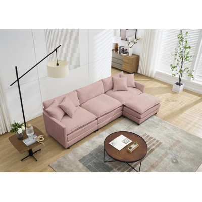 Canapé confortable en chenille