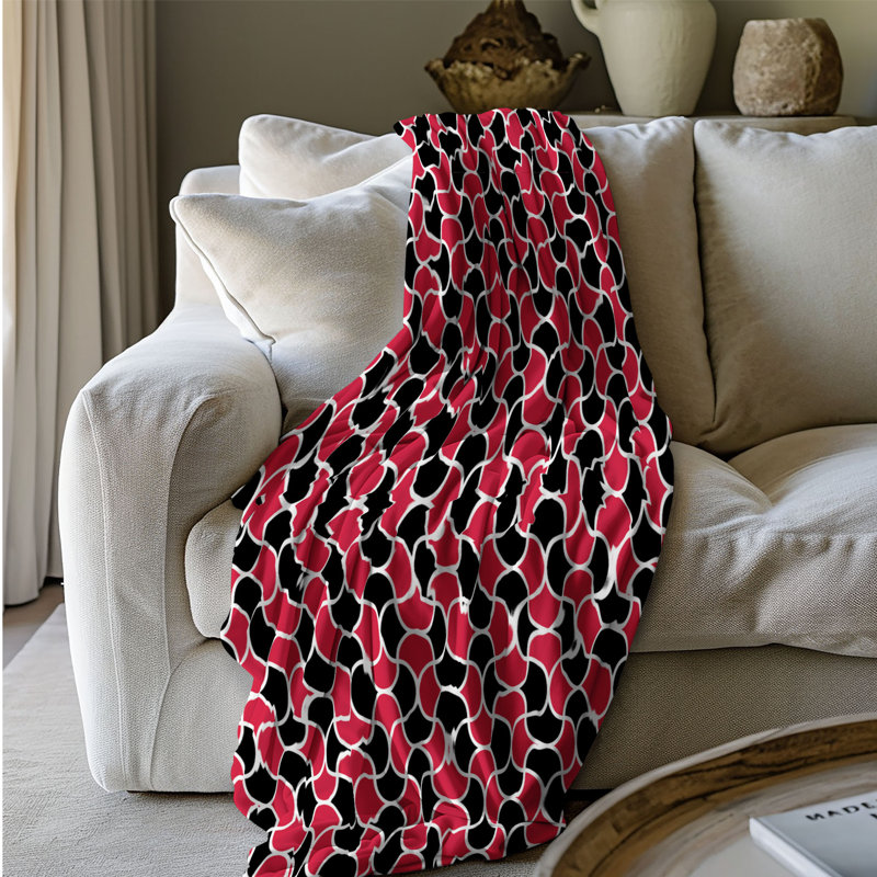 Rubis noir - couverture Sherpa 1 pièce de qualité supérieure 0135, L 60 po x L 80 po