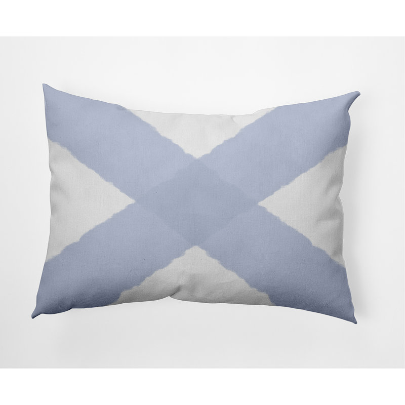  Housse et insert de coussin rectangulaire X Mark the Spot, Bleu
