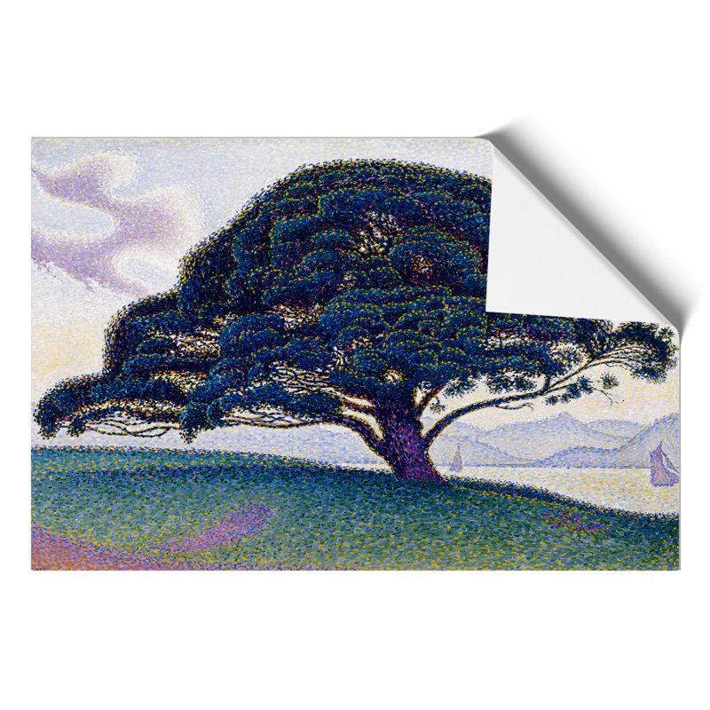 The Bonaventure Pine by Paul Signac - No Frame Painting, 21cm H x 30cm W x 0.1cm D