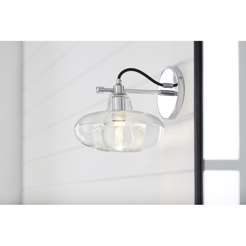 Modern Farm 1 - Light Armed Sconce, Polished Chrome