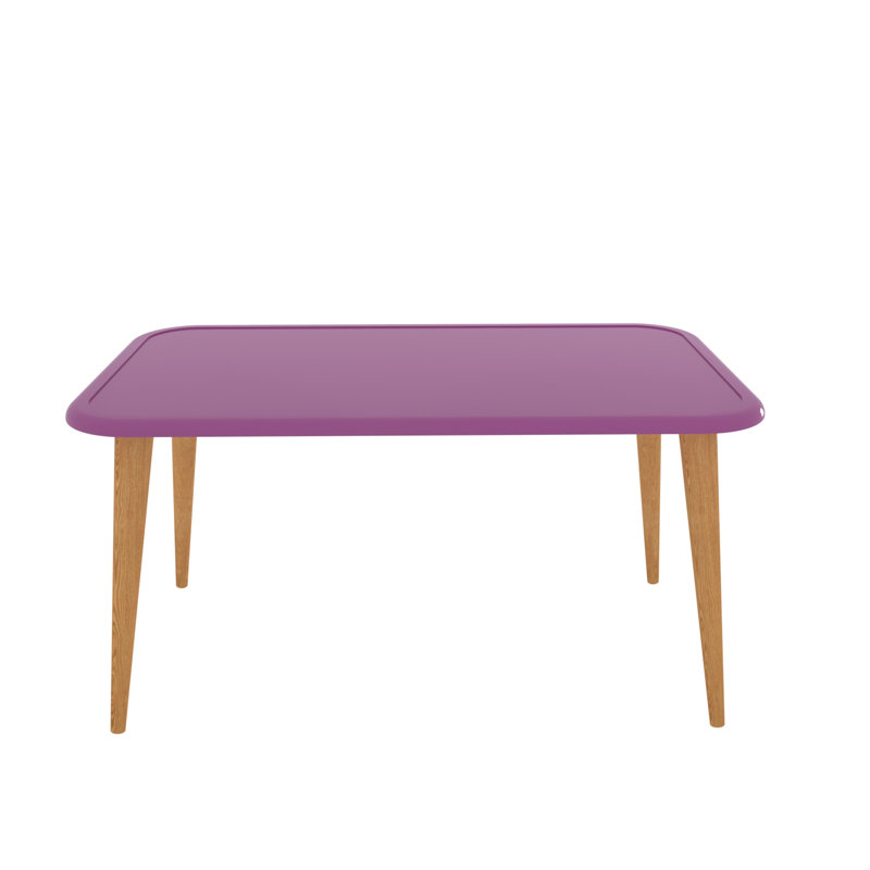 Deandra 89.5cm W Coffee Table, Purple