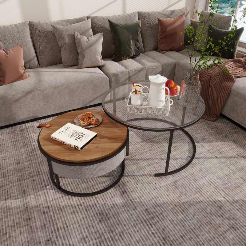 Ulpiu Nesting Storage Coffee Table