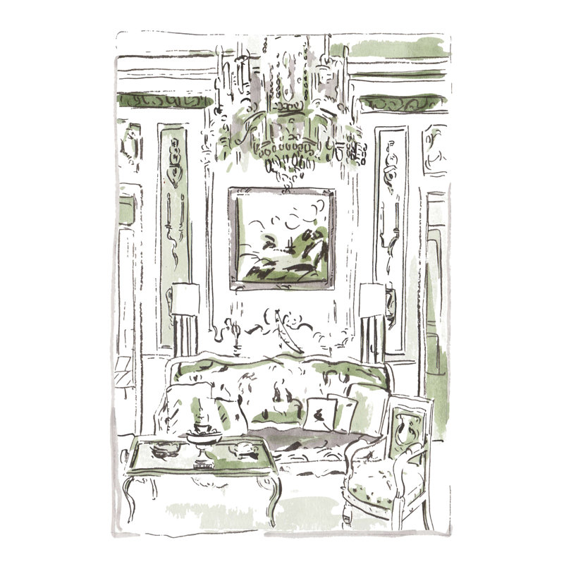 The Vintage Room I, H 18 po x l 12 po x P 1,25 po