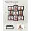 47.4x47.0x1.8cm Black Novelty Gallery Wall Picture Frame - Frames Included: 9