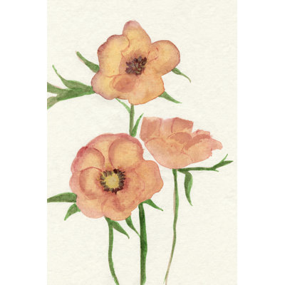 Petite Fleur IV by Alicia Ludwig - Wrapped Canvas Painting