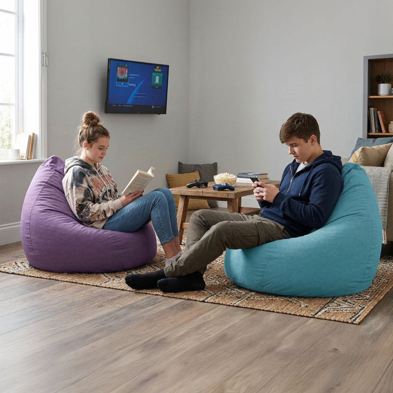 Fauteuil à billes Easy Easy, Turquoise