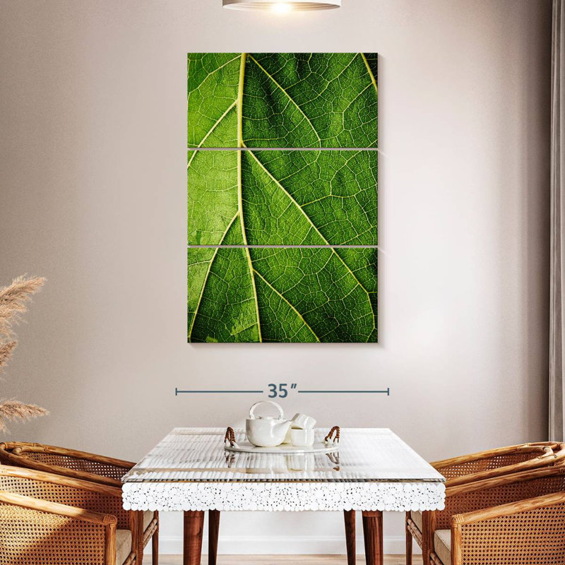 Détails de la feuille verte Harnek, H 32 po x l 20 po