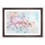 Japanese Cherry Tree in Pink in Abstract - Framed Print-55770575-55770571