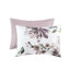 Édredon très grand, imprimé floral taupe mauve, draps en microfibre, lit lavable à la machine avec édredon doux, couleurs, drap-housse pour matelas de 16 po