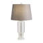 Lampe de table en verre