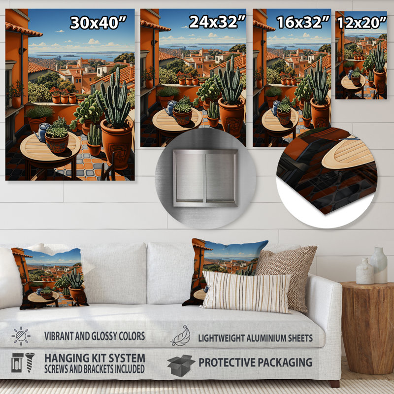 Espagne, Espagne, Horizon I, art mural en métal, H 40 po x l 30 po x P 1,5 po